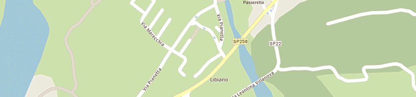 Mappa della impresa trattoria bar gobbi di gobbi sabrina e c snc a SAN LEO