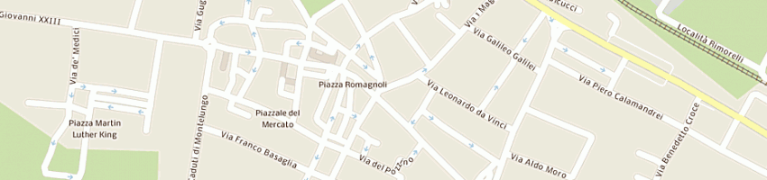 Mappa della impresa comune di borgo s lorenzo a BORGO SAN LORENZO