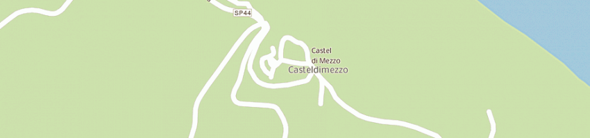 Mappa della impresa ristorante la canonica a PESARO