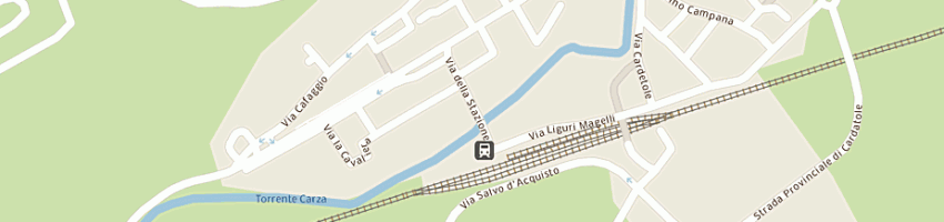 Mappa della impresa bar della stazione di forti pietro a SAN PIERO A SIEVE