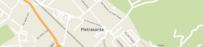 Mappa della impresa agenzia viaggi spy tour srl a PIETRASANTA