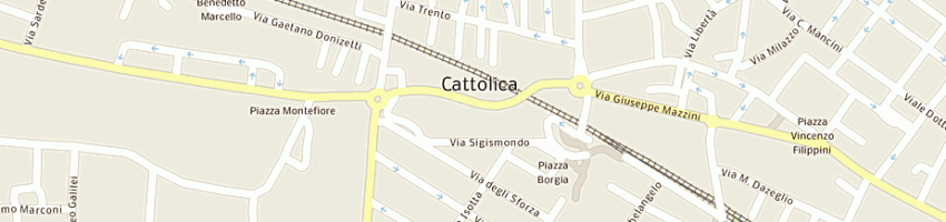 Mappa della impresa ciccarese cristian a CATTOLICA