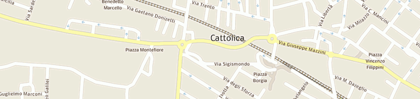 Mappa della impresa galli claudio a CATTOLICA