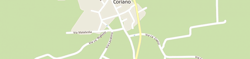 Mappa della impresa centro ottico del conca a CORIANO