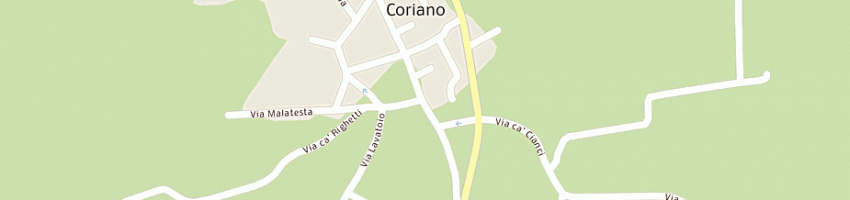 Mappa della impresa tamagnini fernanda a CORIANO