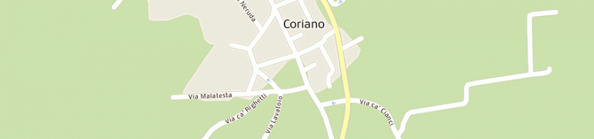 Mappa della impresa stefani franco e candolfo massimiliano snc a CORIANO
