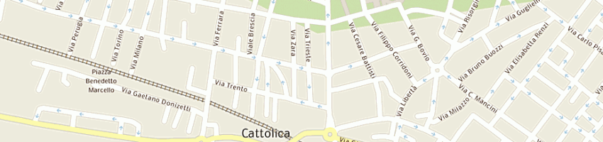 Mappa della impresa sitel di gili maria elena e c sas a CATTOLICA