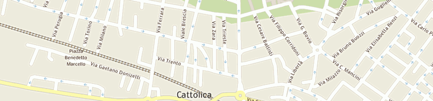 Mappa della impresa linea integrale di baldini isabella a CATTOLICA