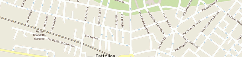 Mappa della impresa gabellini augusto (srl) a CATTOLICA