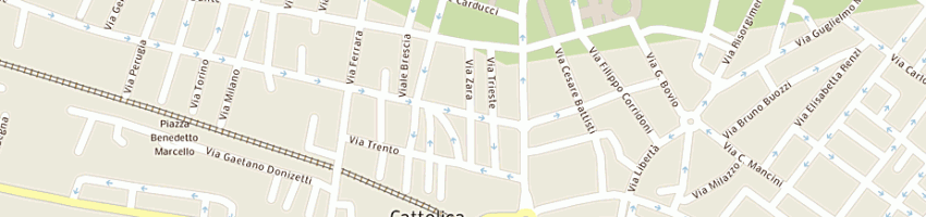 Mappa della impresa adria express di tura pietro e c (snc) a CATTOLICA