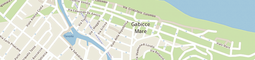 Mappa della impresa alimentari carabini igina a GABICCE MARE