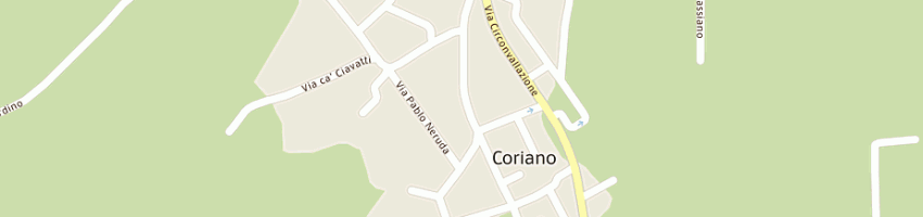 Mappa della impresa autoscuola valconca a CORIANO