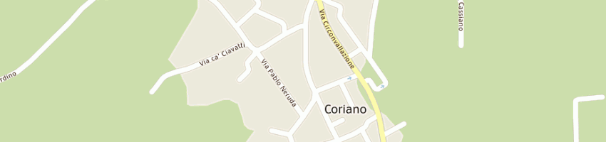 Mappa della impresa righetti giancarlo a CORIANO
