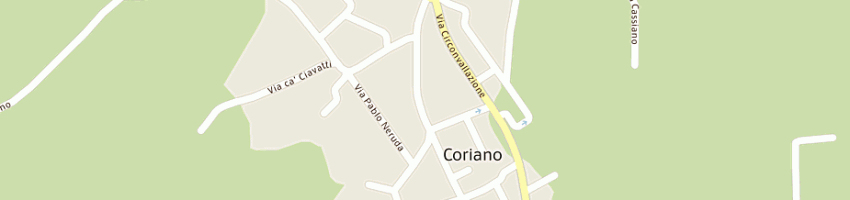 Mappa della impresa tordi filippo a CORIANO