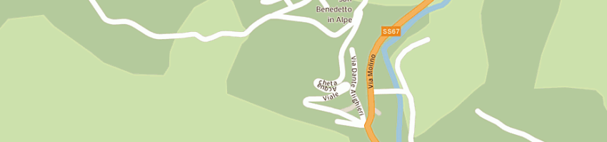 Mappa della impresa benacci falegnameria di benacci alessandro e csnc a PORTICO E SAN BENEDETTO