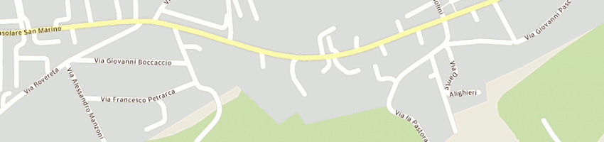 Mappa della impresa la rondinella snc di casadei luca e di berardino raffaello a CORIANO