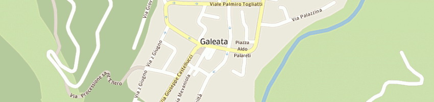 Mappa della impresa pizzeria la rupe a GALEATA