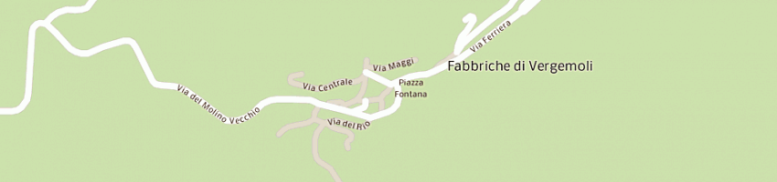Mappa della impresa farmacia a FABBRICHE DI VALLICO