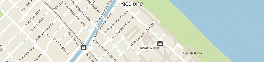 Mappa della impresa fareri domenico a RICCIONE