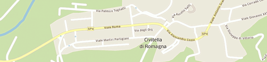 Mappa della impresa associazioni volontari italiani sangue a CIVITELLA DI ROMAGNA