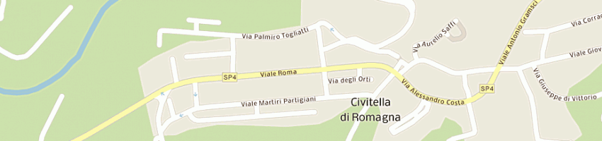 Mappa della impresa poste italiane spa a CIVITELLA DI ROMAGNA