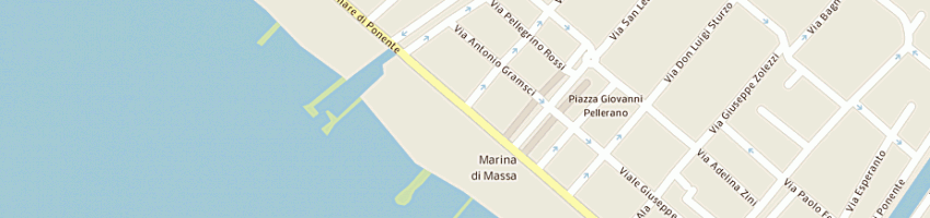 Mappa della impresa ristorante da ricca' snc di faconti marisa silvana e c a MASSA