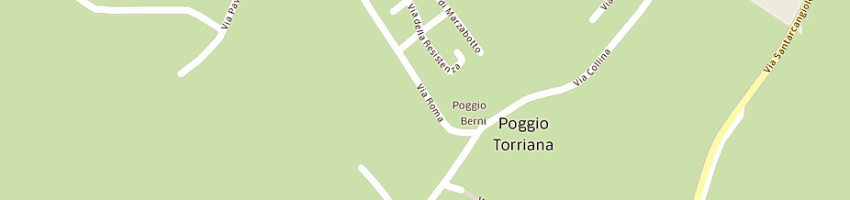 Mappa della impresa municipio di poggio berni a POGGIO BERNI