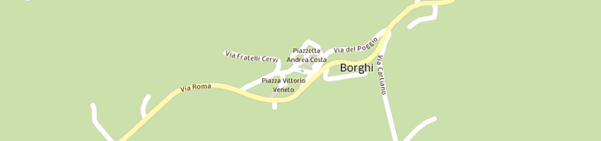 Mappa della impresa poste italiane spa a BORGHI