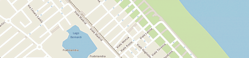 Mappa della impresa parrucchiere luca 'uomo-donna' di abbondanza gianluca a RIMINI