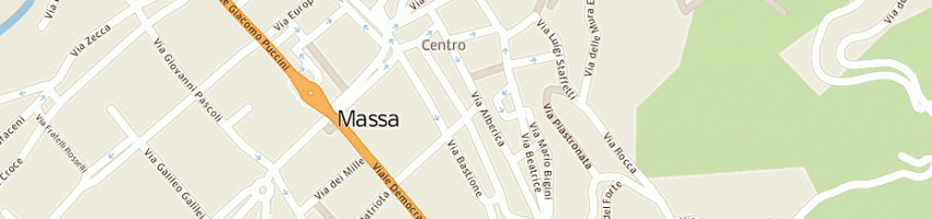 Mappa della impresa macelleria sgado' andrea a MASSA
