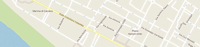 Mappa della impresa parrucchiere lorenzo a CARRARA
