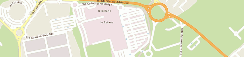 Mappa della impresa consorzio centro commerciale le befane a RIMINI