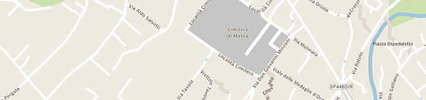 Mappa della impresa circolo uisp sandro pertini a MASSA