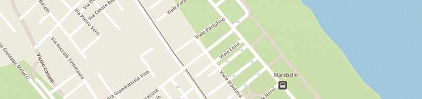 Mappa della impresa albergo oblio a RIMINI