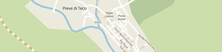 Mappa della impresa poste italiane spa a PIEVE DI TECO
