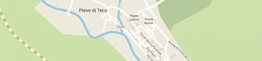 Mappa della impresa pizzeria dal maniscalco a PIEVE DI TECO