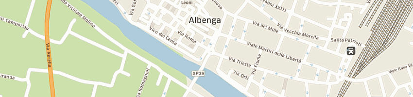 Mappa della impresa pompe funebri liguri srl a ALBENGA