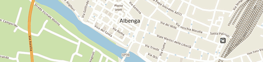 Mappa della impresa bar 2 di picche sas di croce emanuel a ALBENGA