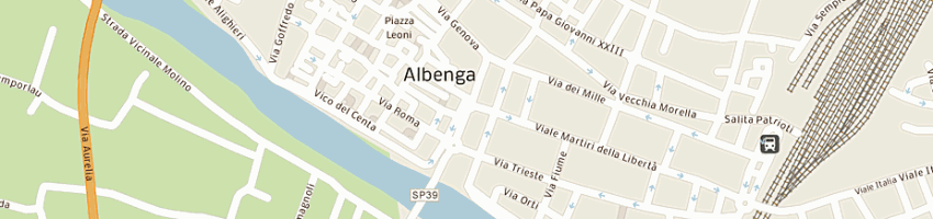 Mappa della impresa gafa' italo a ALBENGA