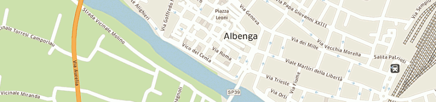 Mappa della impresa rosso pistacchio snc di lanteri daniela a ALBENGA