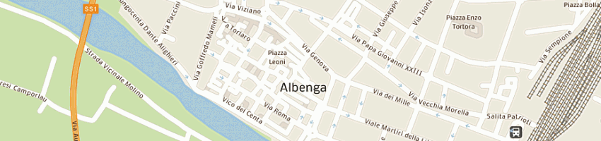 Mappa della impresa a butega du caffe' (sas) a ALBENGA