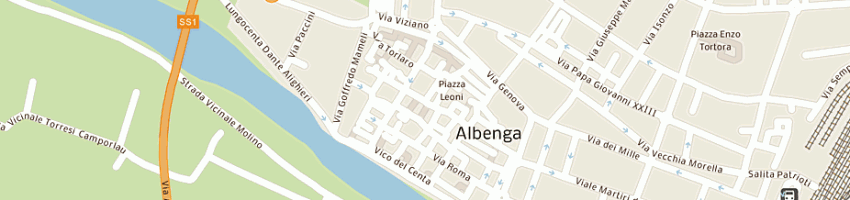 Mappa della impresa cerfin srl a ALBENGA