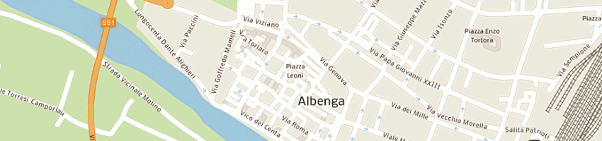 Mappa della impresa vescovado a ALBENGA