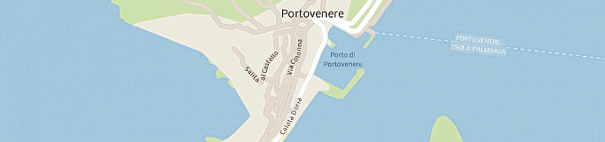 Mappa della impresa carabinieri a PORTOVENERE