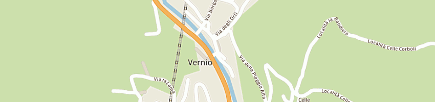 Mappa della impresa nutini gianfranco (snc) a VERNIO