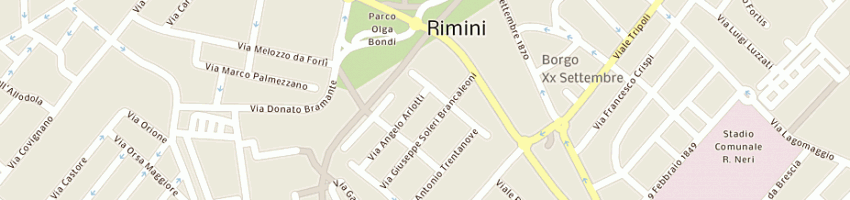 Mappa della impresa arlotti alberto a RIMINI