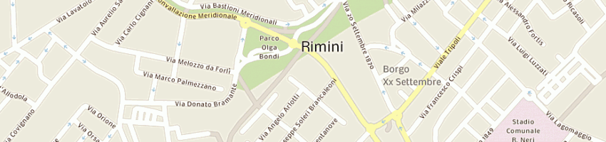 Mappa della impresa campana luca a RIMINI