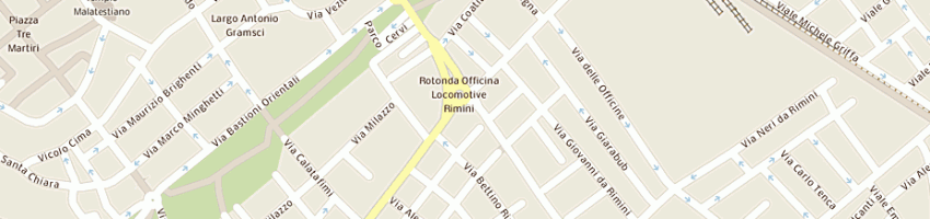 Mappa della impresa fiore michela a RIMINI