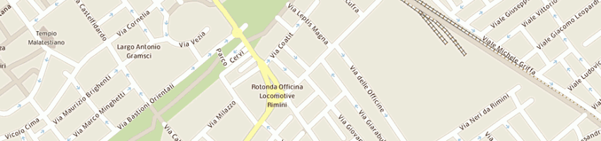 Mappa della impresa parrucchiera daniela a RIMINI