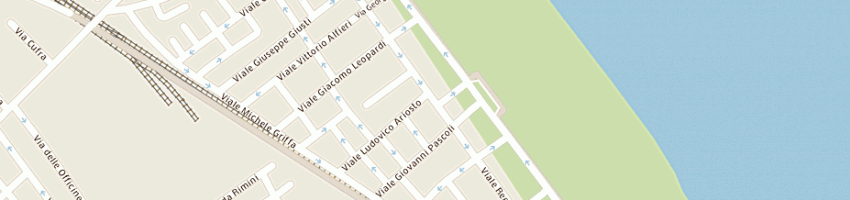 Mappa della impresa bar cadillac coffe a RIMINI